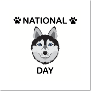 National dog day Posters and Art